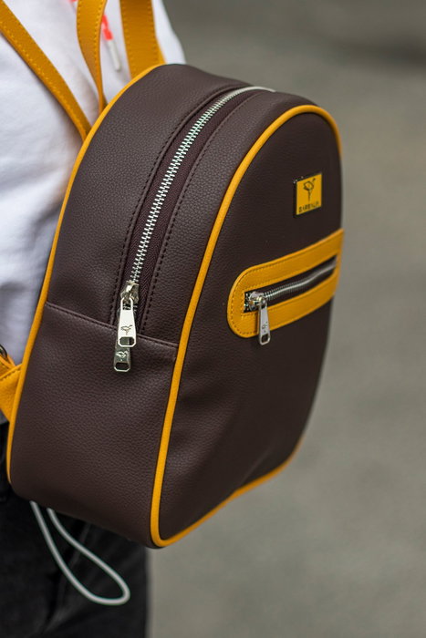 Zoozie Bags Oslo Marrón y Amarillo